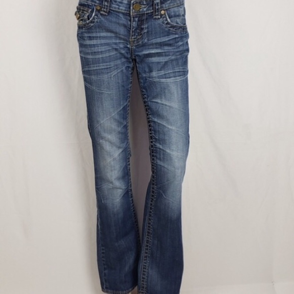 See Thru Soul Most Wanted Distressed Jeans…